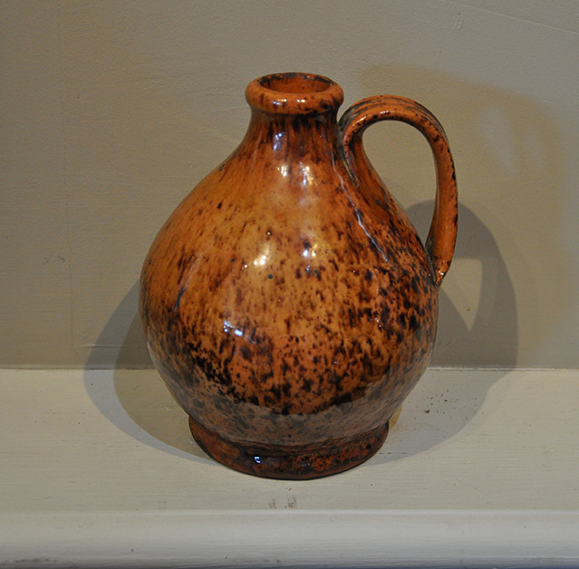 Bristol County Redware Jug