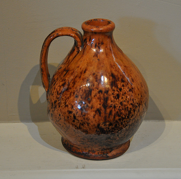 Bristol County Redware Jug