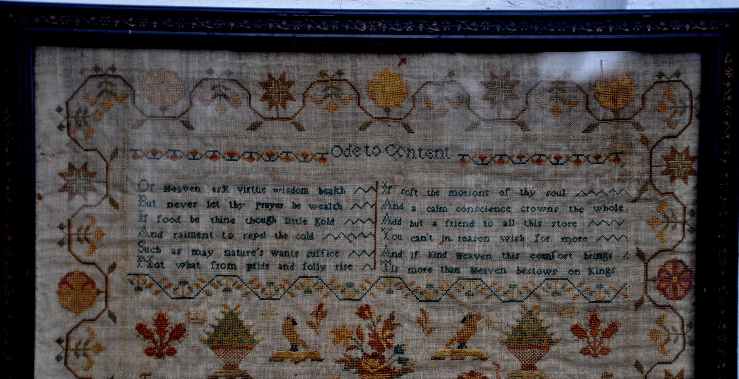 English Sampler 1809