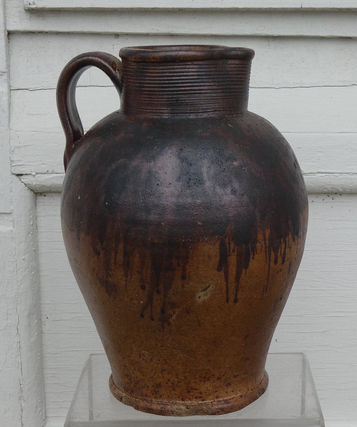 Large English Stoneware Pitcher