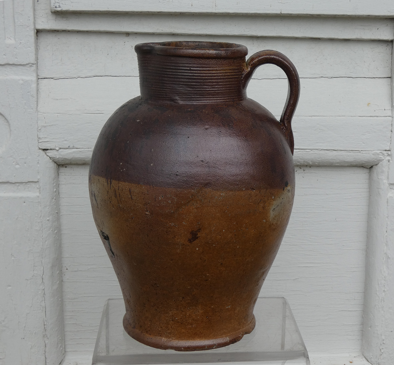 Large English Stoneware Pitcher