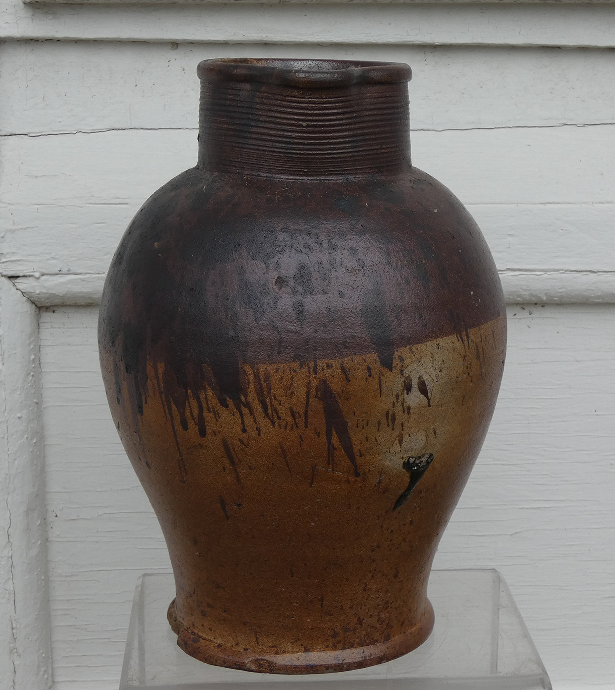Large English Stoneware Pitcher