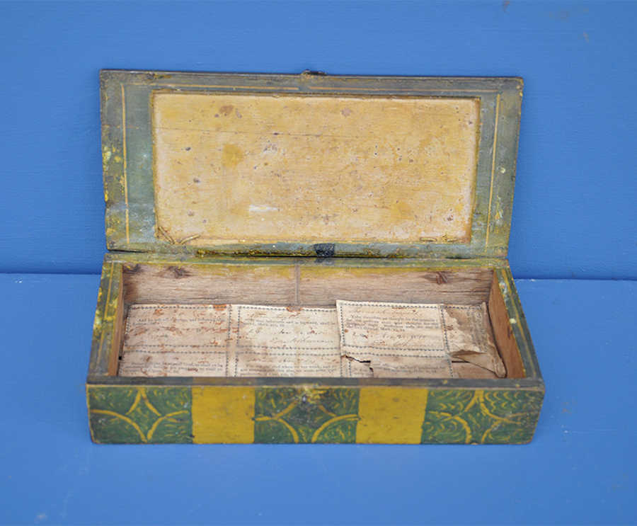 Painted Carved Box