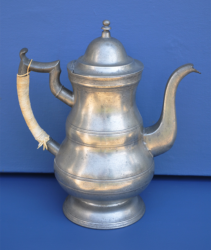 NYC Pewter Coffee Pot
