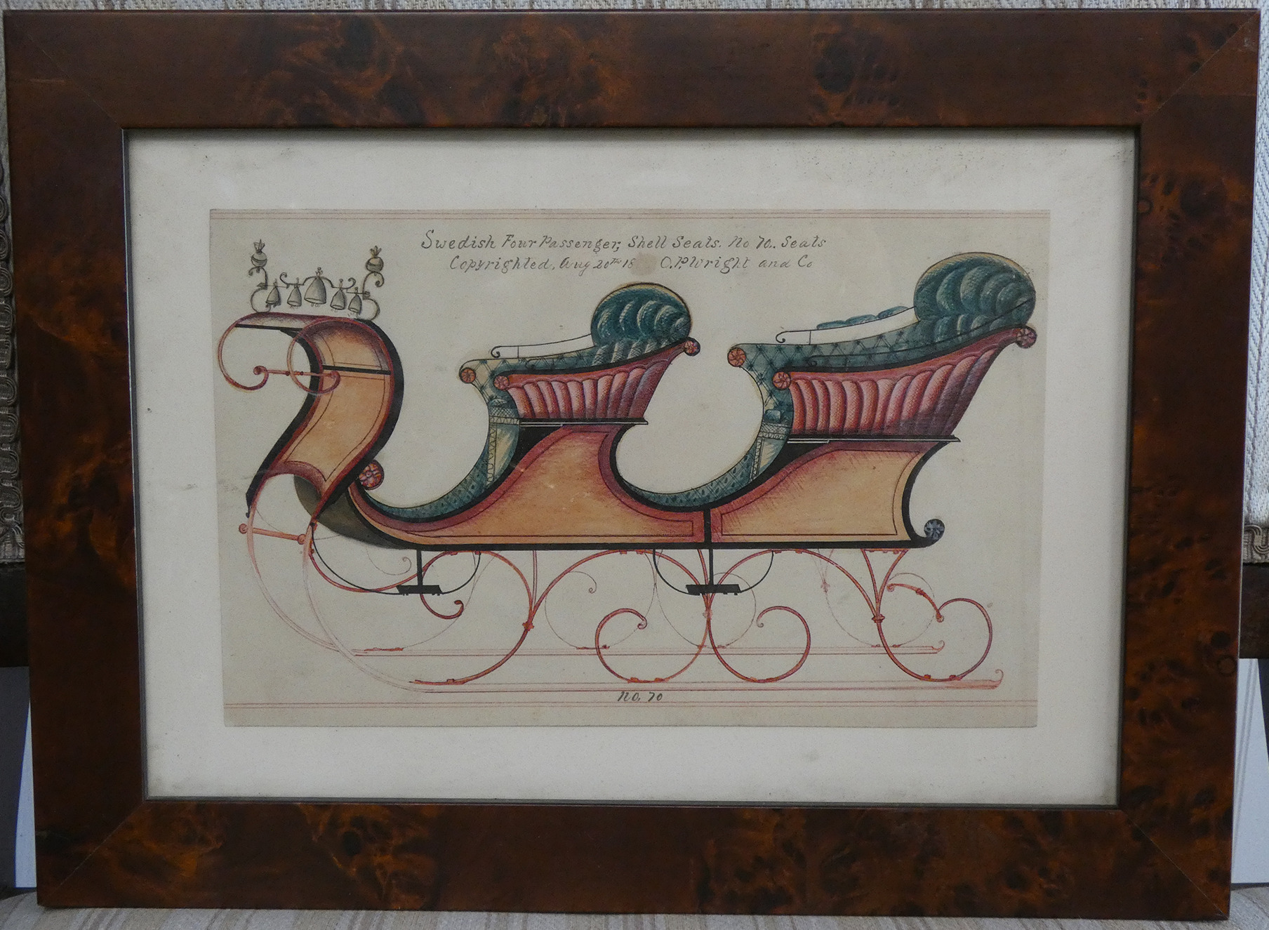 Sleigh Watercolor